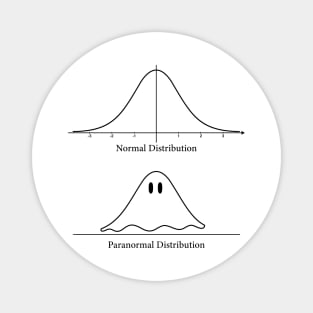 Normal Distribution, Paranormal Distribution Math Gift Magnet